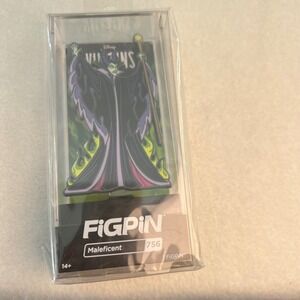 FiGPiN Disney Villains Maleficent #756 – Sealed Collector Case –‎ Free Shipping